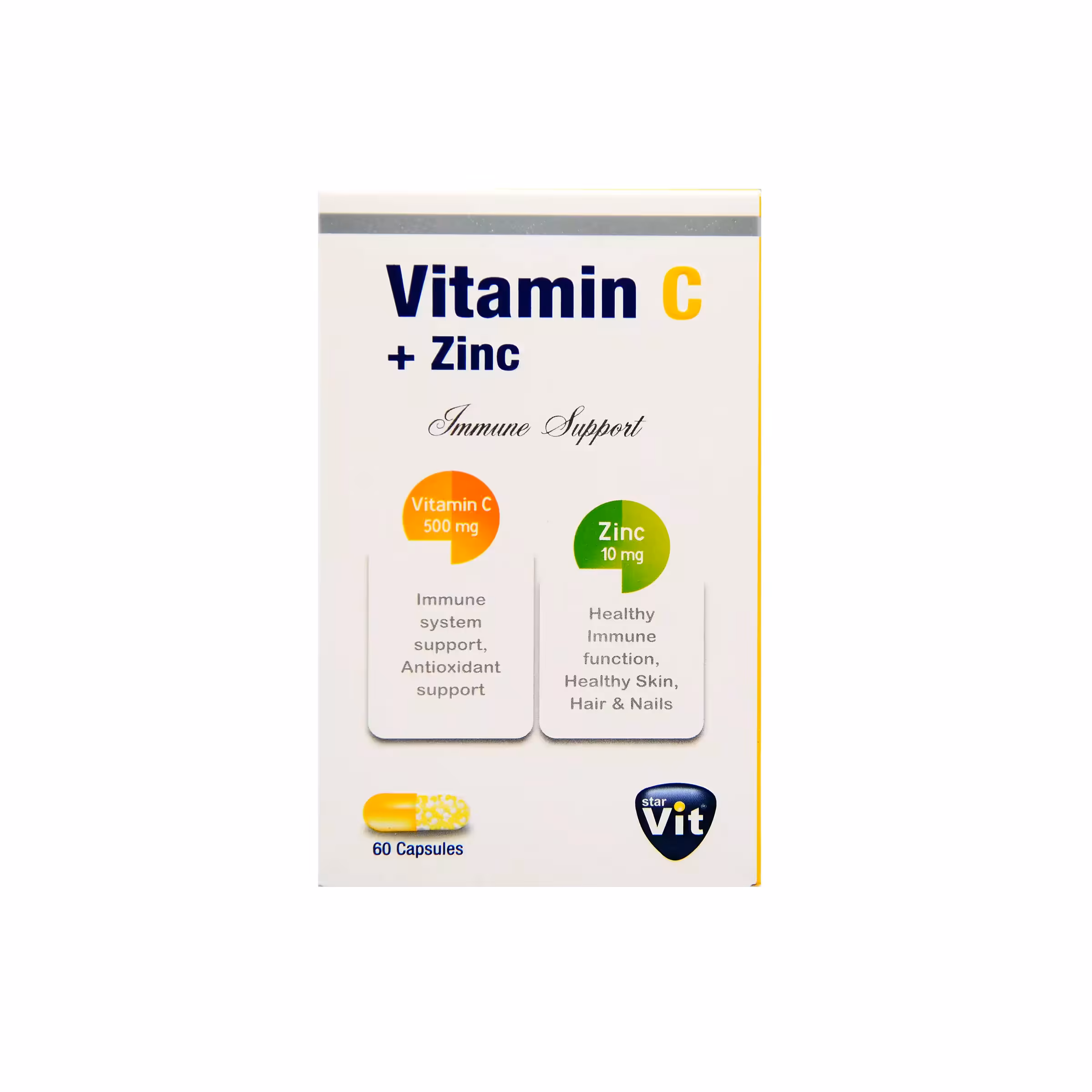 کپسول ویتامین ث پلاس زینک استار ویت