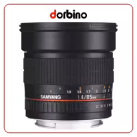 لنز سامیانگ Samyang 85mm f/1.4 Aspherical Lens for Nikon With Focus Confirm Chip - فروشگاه دوربین دوربینو