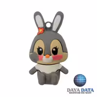 فلش مموری فانتزی دایا دیتا طرح خرگوش مدلPF1103-19 ظرفیت64GB -USB2 رنگ طوسی روشن