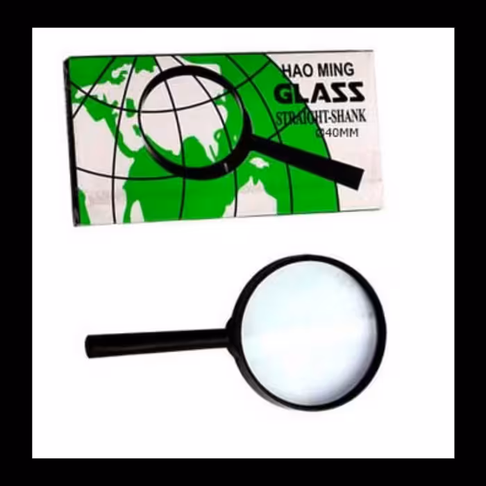 ذره بین دسته دار 40 گلس بسته 10 تایی