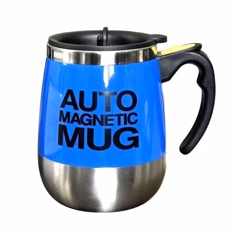 ماگ همزن دار مگنتی مدل Auto Magnetic شارژی آبی