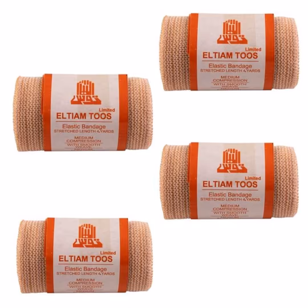 مجموعه 4 عددی باند کشی طبی التیام عرض 7 سانتی متر