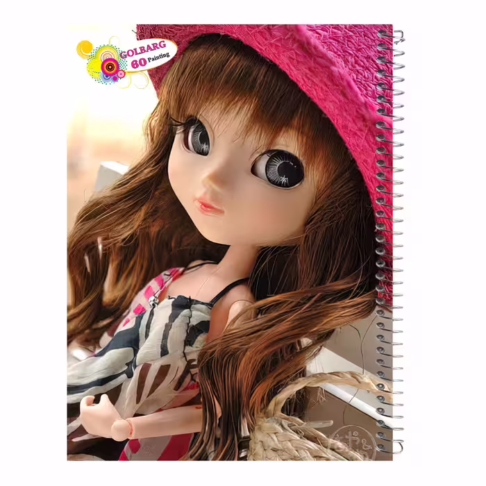 دفتر نقاشی 60 برگ گلبرگ طرح عروسک روسی کد 126