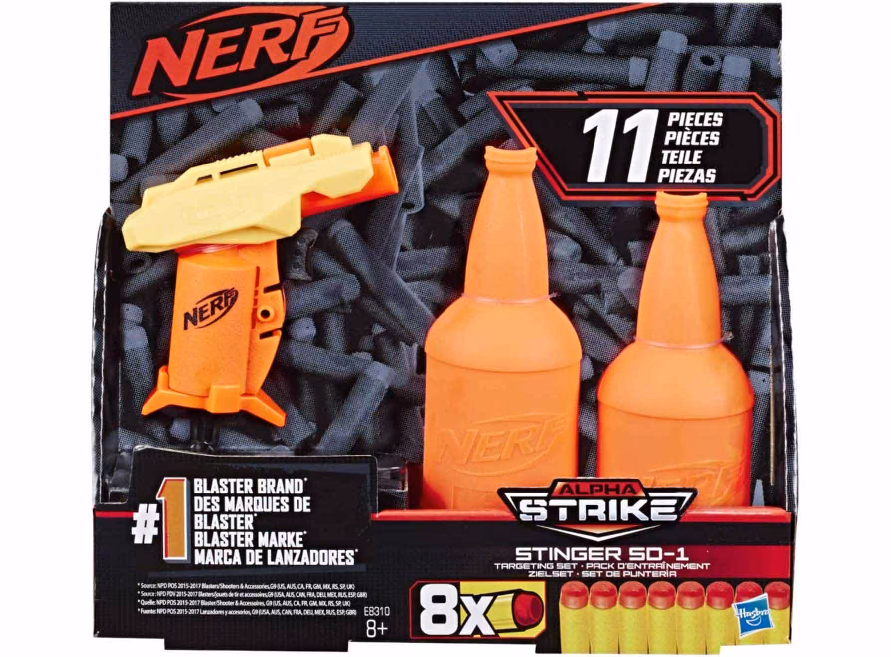 خرید تفنگ نرف Nerf Alpha Strike Stinger با 8 تیر و 2 بطری با بهترین قیمت