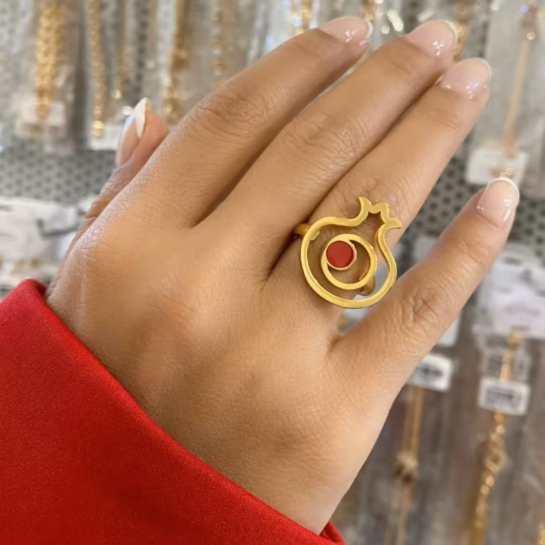 انگشتر استیل رنگ ثابت ،اصل 