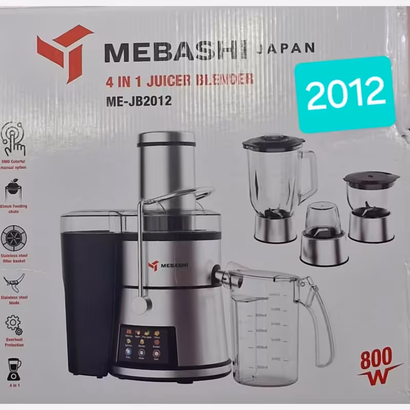 آبمیوه گیر 4کاره مباشی مدل 2012 لطفا قبل ازثبت موجودی وقیمت بگیرید (پس کرایه)