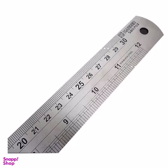 خط کش 30سانتی فلزی