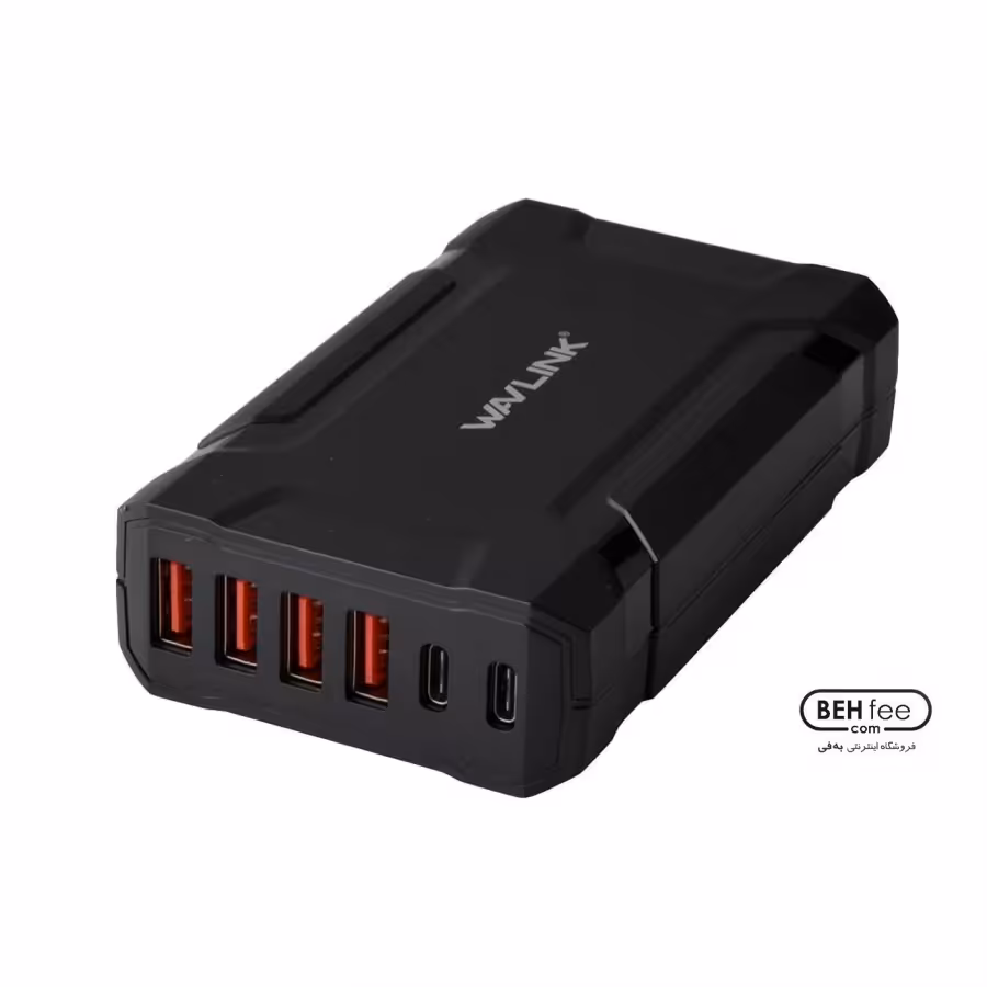 هاب شارژر 6 پورت USB Type-C ویولینک مدل WL-UH1062PC2