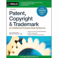 کتاب زبان اصلی Patent Copyright amp Trademark اثر Richard Stim انتشارات NOLO