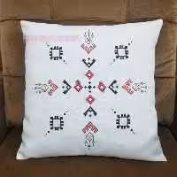 کاور کوسن سوزندوزی دوخت تلفیقی FS00401 غرفه ملک خورشید                          