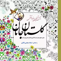 کتاب رنگ آمیزی با خط و نقاشی گلستان جانان اثر مجتبی فائزی انتشارات سبزان