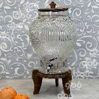 کلمن شیشه ای چوبی پلای وود آریان خط دار