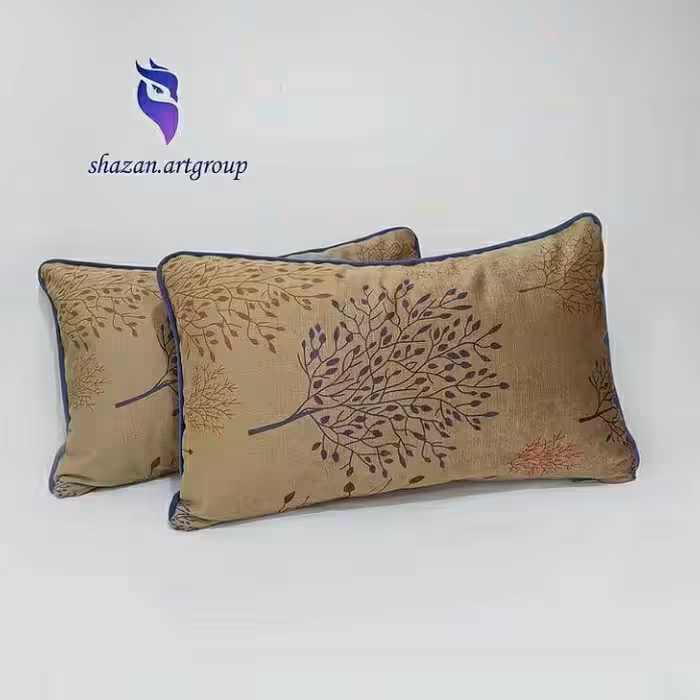 بالش مسافرتی مخمل مبلی 
 با بالشتک