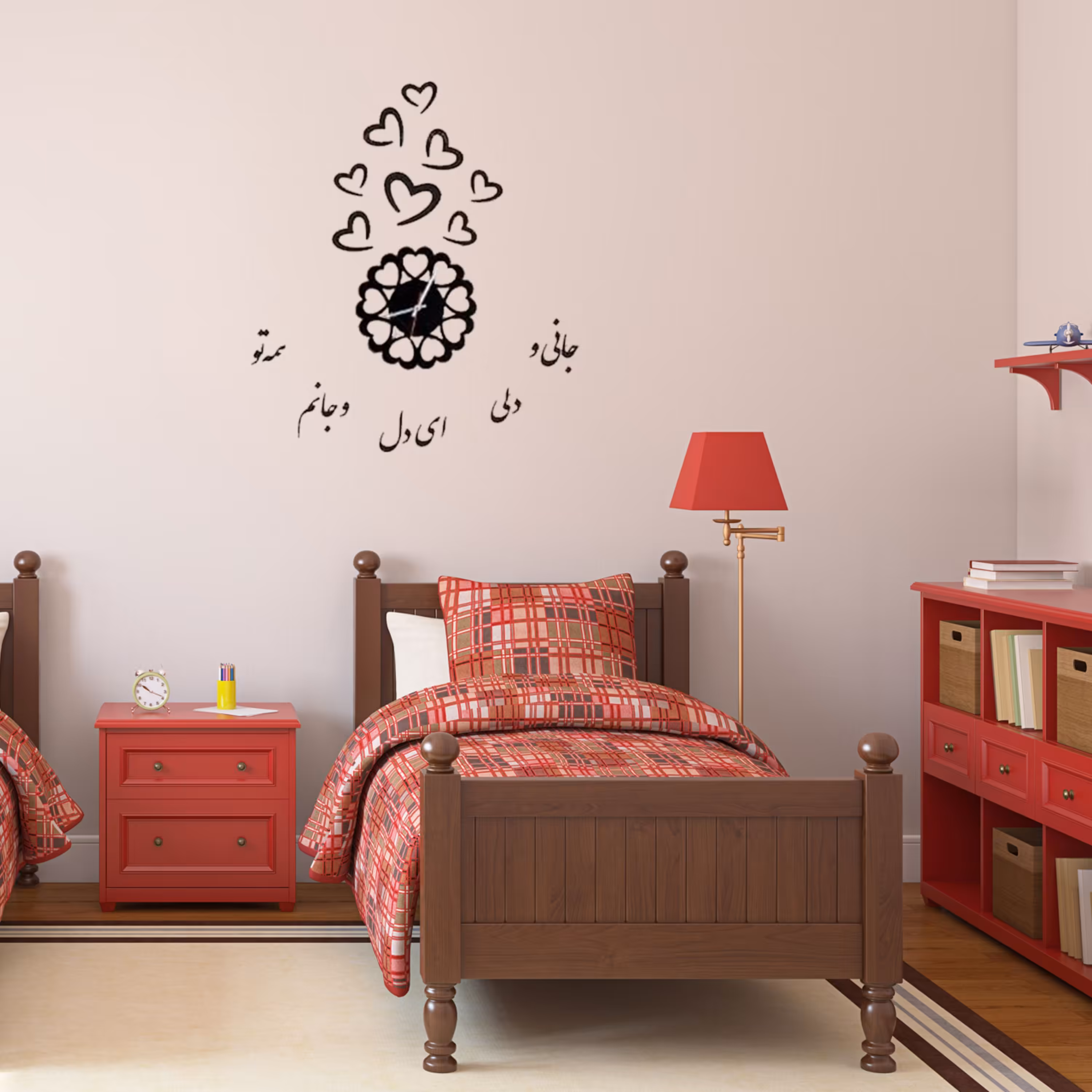 ساعت دیواری جانی و دلی ای دل و جانم همه تو