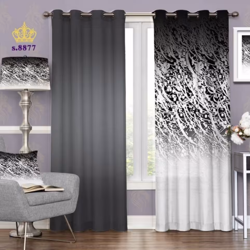 پرده چاپی طرح خط نوشته (نستعلیق) کد8877