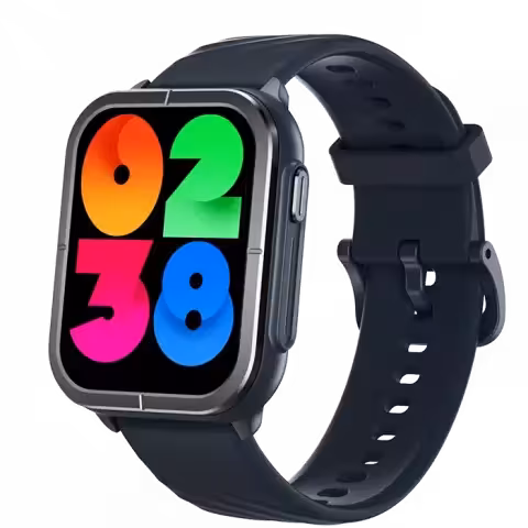 خرید ساعت هوشمند شیائومی مدل Mibro Watch C3 با بند اسپورت آبی تیره