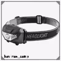 چراغ قوه  پیشانی  مینی SUNREE T103  داری سه لامپ COB +LED 