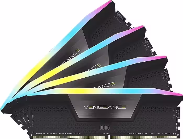 رم دو کاناله کورسیر مدل VENGEANCE RGB حافظه 64 گیگابایت فرکانس 6600 مگاهرتز