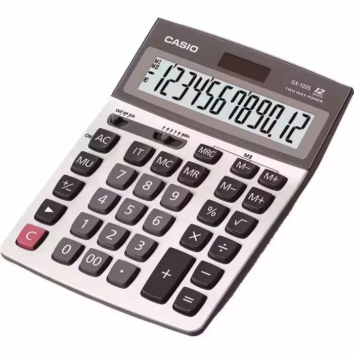 ماشین حساب رومیزی کاسیو مدل GX-120S