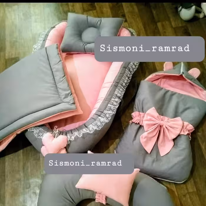 ست خواب نوزاد قنداق تشک گارد دار تشک ساده پتو