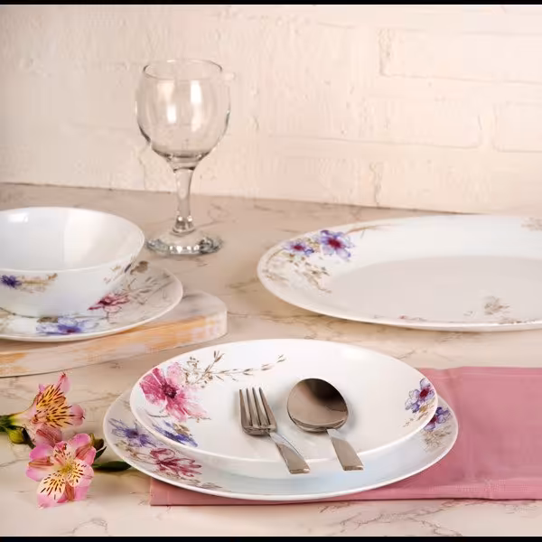 915سرویس غذاخوری آرکوپال 28 پارچه پارس اوپال شش نفره ( جهیزیه ، هدیه ، کادویی )