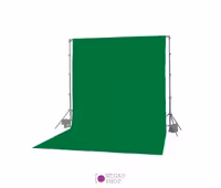 پرده سبز کروماکی شطرنجی 1.5*2