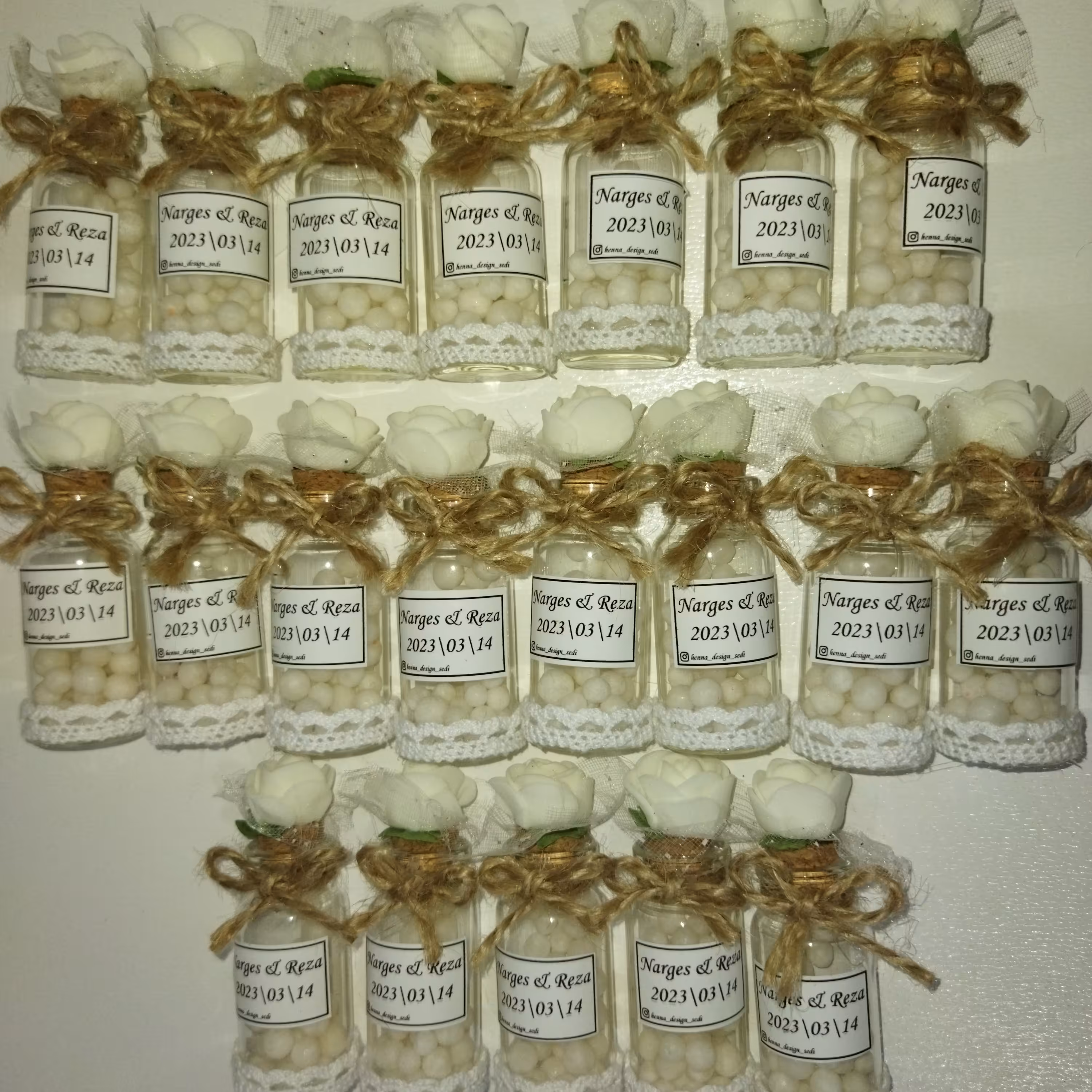 گیفت عروسی مدل شیشه ای نقل 