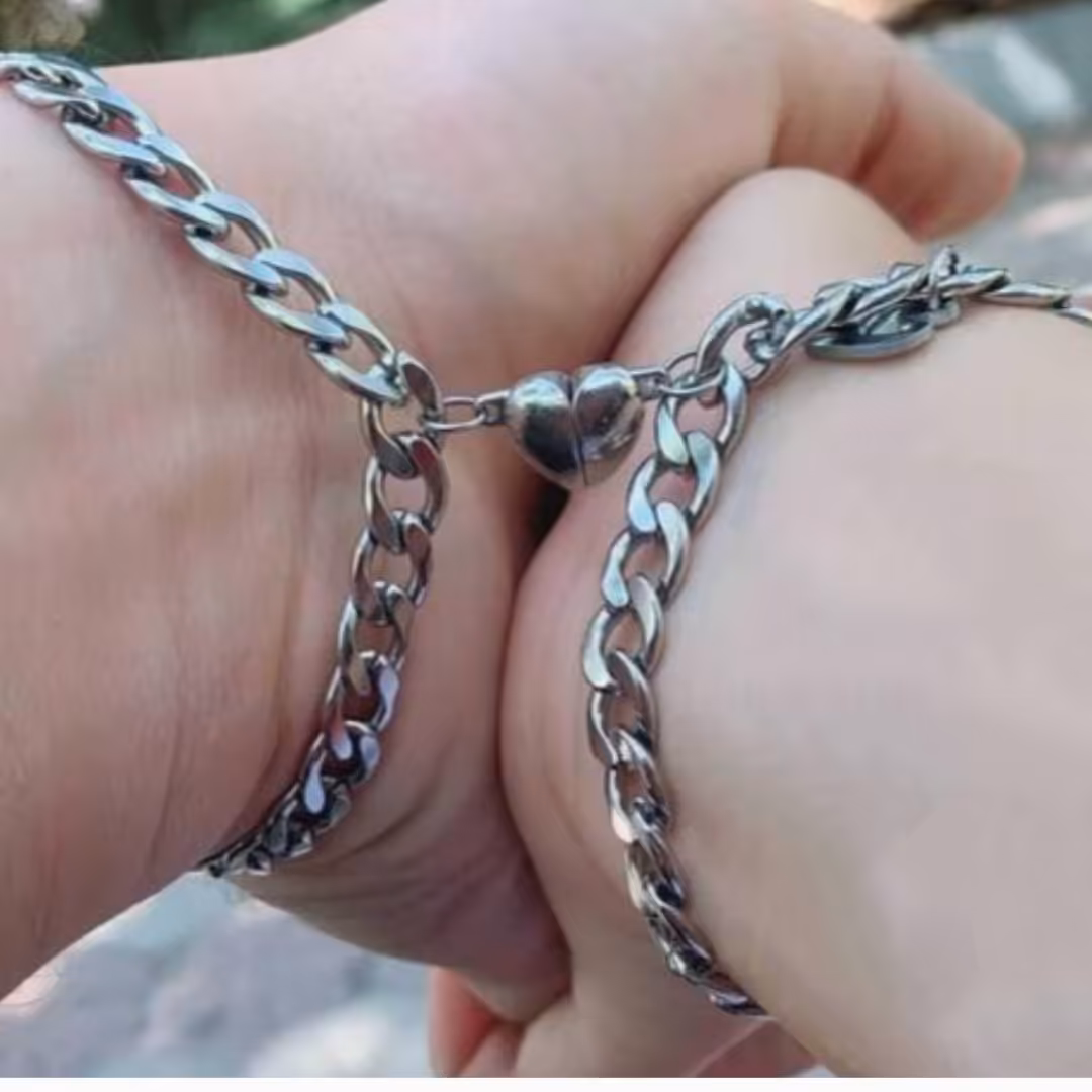 دستبند کاپلی ست قلبی 