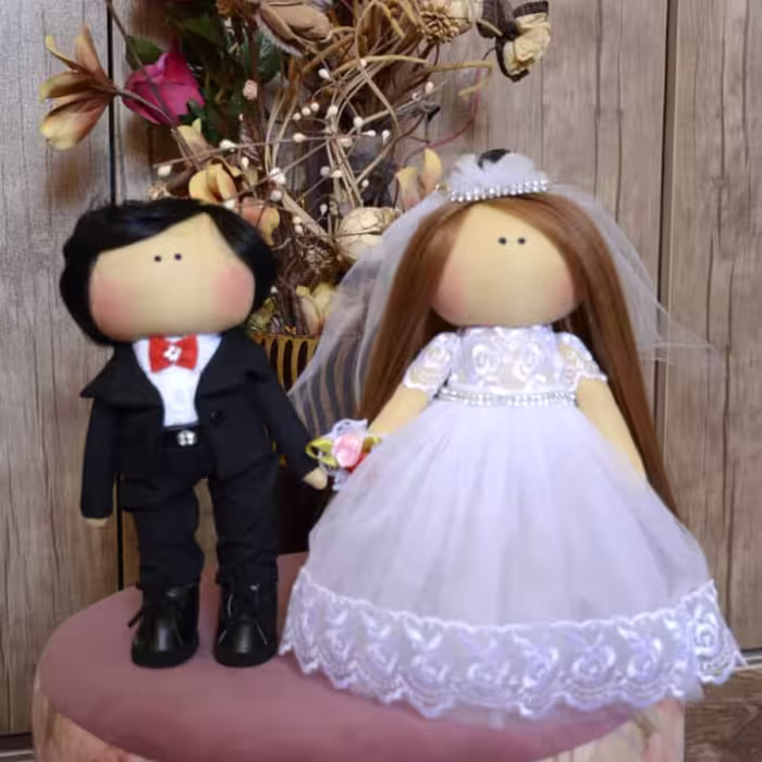 عروسک روسی زوج عروس و داماد