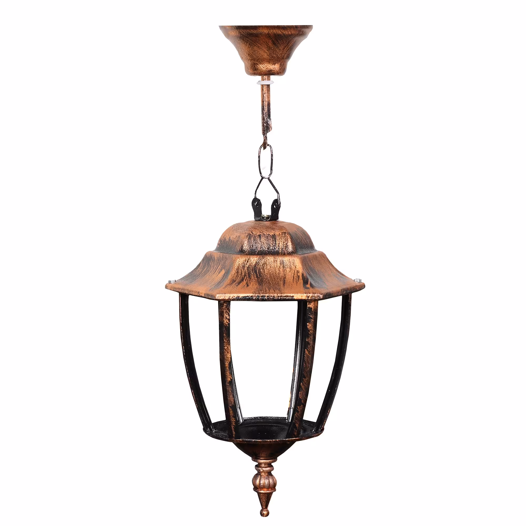 چراغ حیاطی آهنی خمره ای آویز