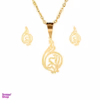 نیم ست طلا 18 عیار زنانه سانا گالری مدل D11350