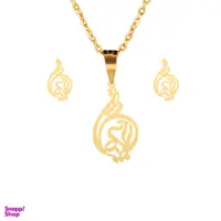 نیم ست طلا 18 عیار زنانه سانا گالری مدل D11350