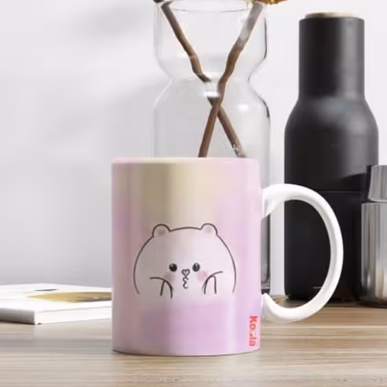 ماگ سرامیکی طرح خرس سفید کد1175