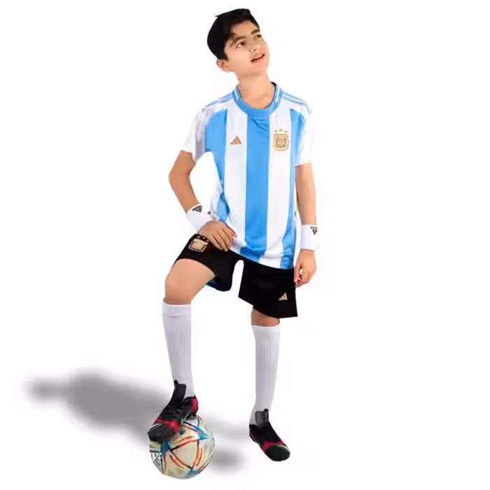 پیراهن و شورت بچه گانه دوم آرژانتین 2024/2025