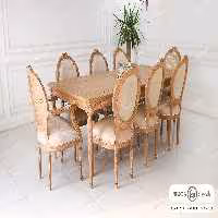 میز ناهار خوری چوبی کاجی کد 36