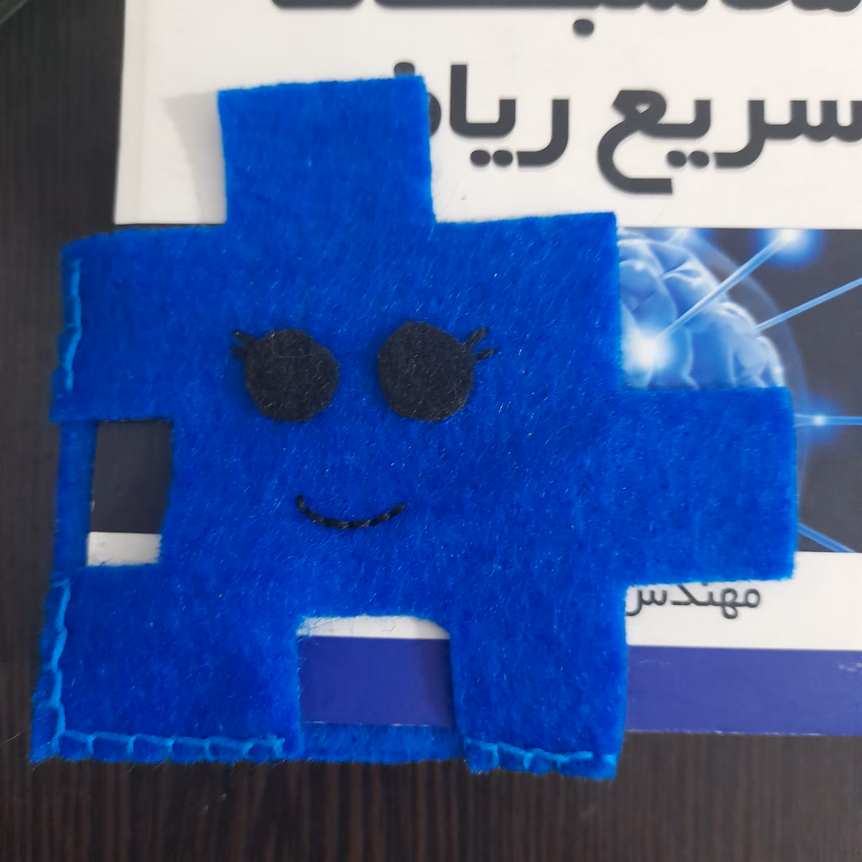 بوک مارک یا نشانگر کتاب نمدی طرح پازل  در طرح و رنگ های مختلف