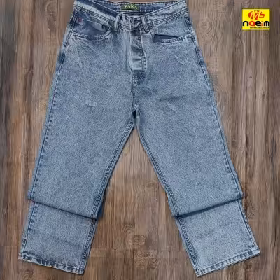 شلوار لی بگ نیم بگ مردانه قد110 سایز42تا50