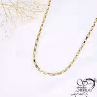 زنجیر مردانه کلاسیک برند استیل کد 11483