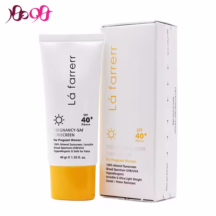 کرم ضد آفتاب بارداری لافارر بی رنگ - SPF40