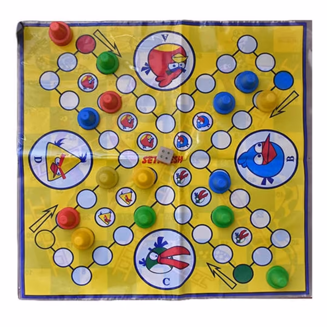 بازی فکری طرح مار پله و منچ مدل سفره ای