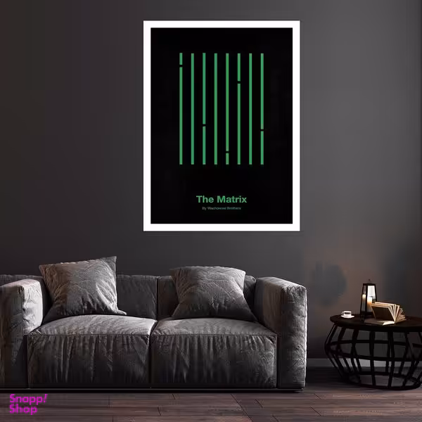 تابلو بکلیت طرح فیلم ماتریکس The Matrix مدل قاب شاسی W-S9274