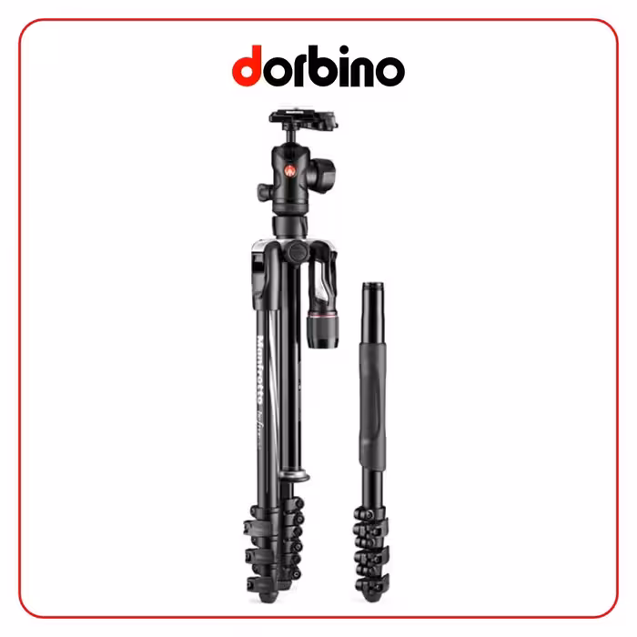 سه پایه عکاسی مانفرتو Manfrotto Befree 2N1 Aluminum Tripod with 494 Ball Head (Lever Lock) - فروشگاه دوربین دوربینو