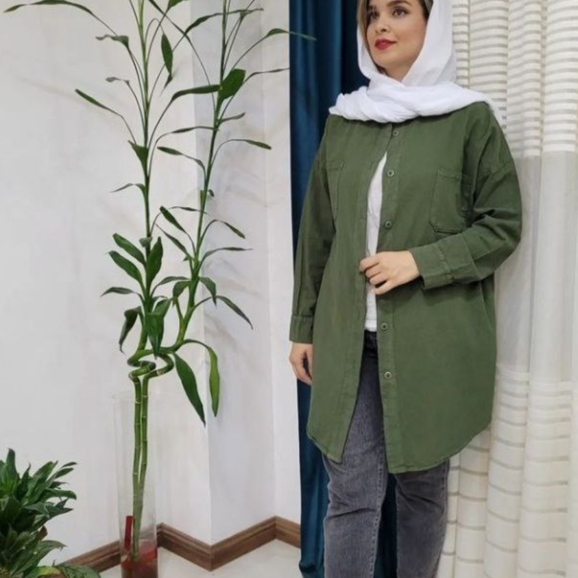 تونیک مانتویی زنانه ودخترانه الیاف طبیعی صددرصدپنبه