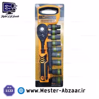 ست بکس 11 پارچه ریلی کروم وانادیوم  تات تولز درایو 1.2 اینچ مدل TAT TOOLS 1123
