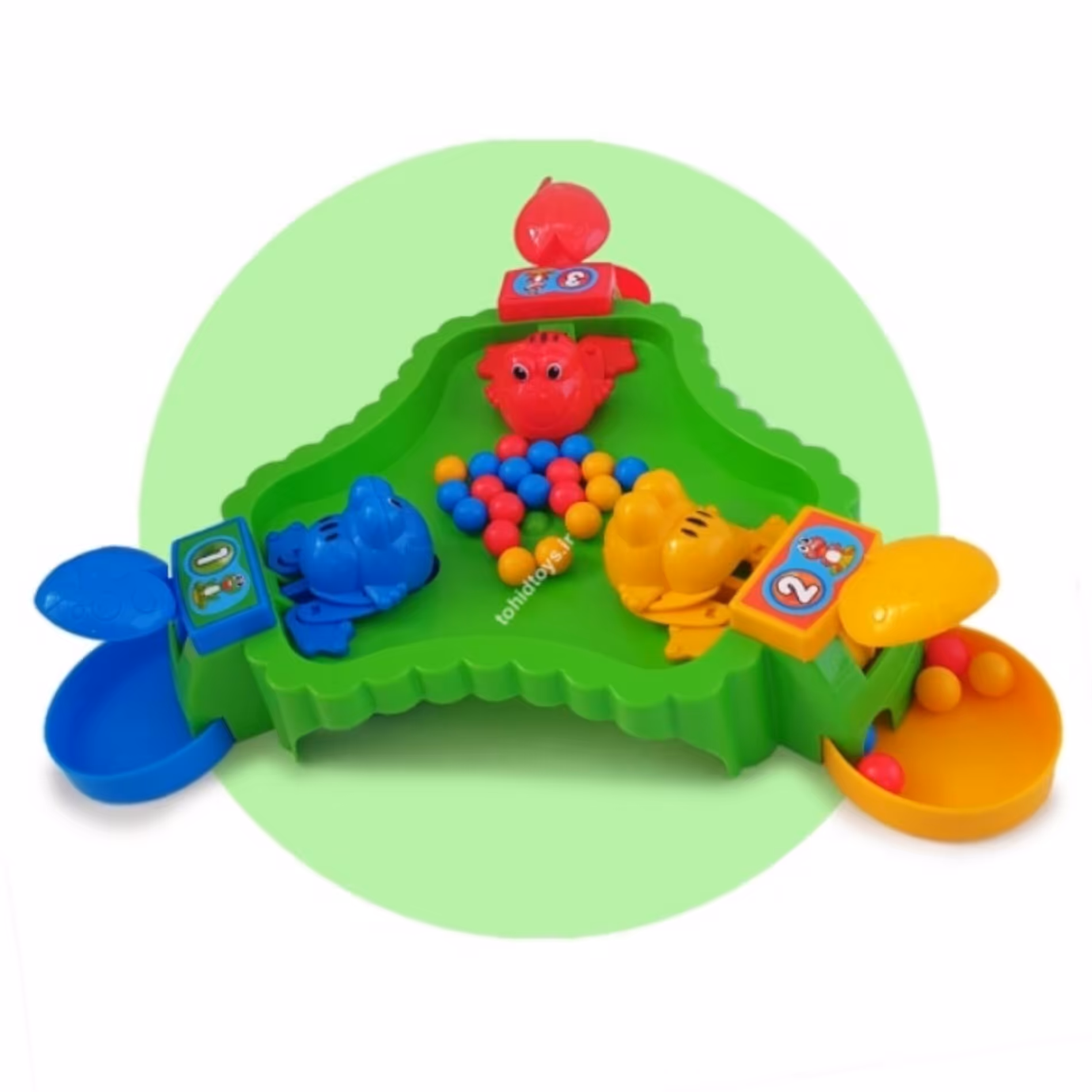 قورباغه گرسنه بازی فکری هیجانی 3 نفره قورباقه گرسنه