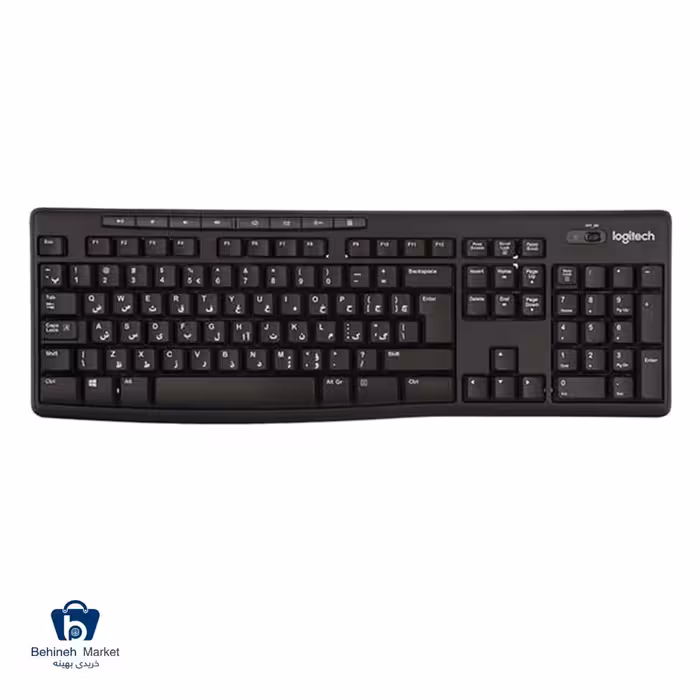 کیبورد بی سیم لاجیتک مدل K270 با حروف فارسی