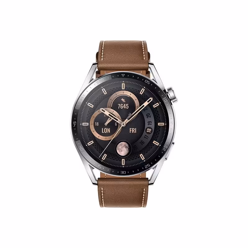 ساعت هوشمند هوآوی مدل Watch GT 3 - رنگ قهوه ای با بند 46 میلی متر - فروشگاه اینترنتی زومیکس