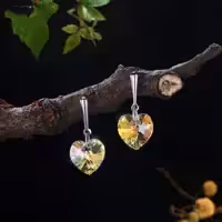 گوشواره نقره و کریستال زنانه سواروسکیn605