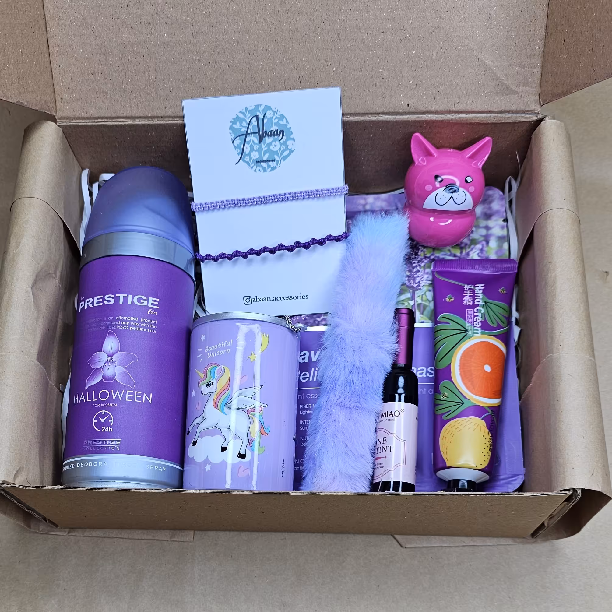 پک هدیه بنفش  آرایشی 