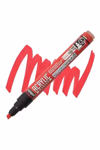 ماژیک deco marker نوک 4 میلیمتر تخت رنگ red